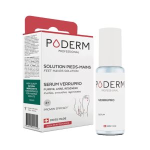 PODERM PROFESSIONAL VERRUPRO 8ml - Solution Sérum Pieds et Mains