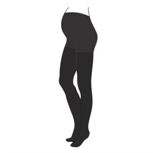 VEINAX Microtrans Noir Collant de Maternité Contention Femme Classe 2, 15-20 mmHg / 20-27 hPa