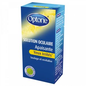 OPTONE Yeux Irrités Solution Oculaire Apaisante et Revitalisante pour Yeux Fatigués - Fl/10ml