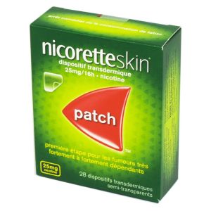 NicoretteSkin Etape 1 25mg/16 heures - 28 patchs