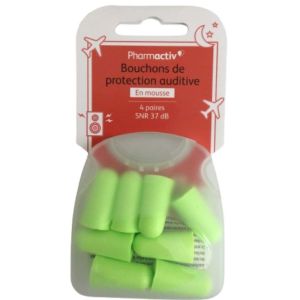PHARMACTIV Les Bouchons de Protection Auditive 4 paires