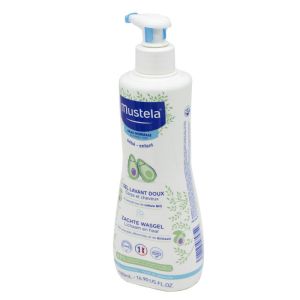 MUSTELA PEAU NORMALE Gel Lavant Doux Lot de 3x 500ml Corps et Cheveux - à l' Avocat Bio