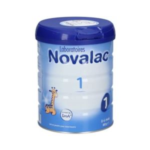 NOVALAC 1 800g - Lait 1er Age en Poudre - Nourrisson de 0 à 6 mois