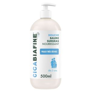 CICABIAFINE Douche Baume Surgras Nourrissant 500ml - Peaux Très Sèches