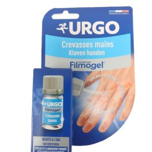 URGO FILMOGEL Crevasses Mains - Soulage, Accélère et Cicatrise les Crevasses des Mains - Dès 3 ans -