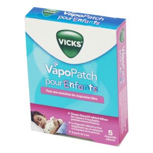 VICKS VAPOPATCH pour Enfants - Confort Respiratoire pour une Sensation de Respiration Libre - A Part