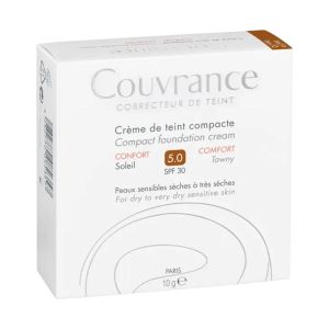AVENE COUVRANCE Crème de Teint Compacte 5.0 Confort Soleil SPF30 - Poudrier/10g