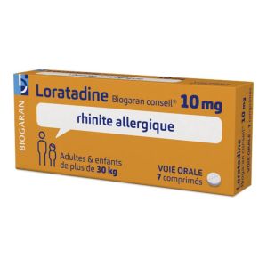 Loratadine 10 mg Biogaran Conseil - 7 comprimés