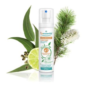 PURESSENTIEL ASSAINISSANT Spray Aérien 75ml - Aux 41 Huiles Essentielles