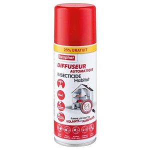 BEAPHAR Diffuseur Automatique Insecticide Habitation 200ml - Insectes Volants et Rampants