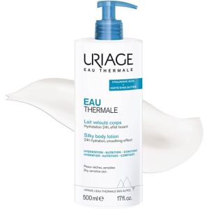 URIAGE Eau Thermale Lait Velouté Corps 500ml - Lait Hydratant 24H Corps - Peaux Sèches et Sensibles