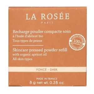 La Rosée Recharge poudre compacte huile abricot soin foncé n°04 8g