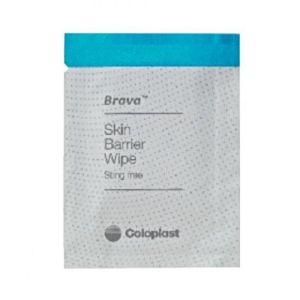 COLOPLAST BRAVA Protection Cutanée 30 Lingettes Imprégnée - Forme un Film Protecteur Contre les Effluents