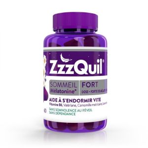 ZzzQuil Fort Sommeil -  60 Gommes aux Fruits des Bois - 8700216812993