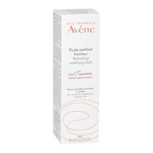 AVENE Les Essentiels Fluide Matifiant Fraîcheur - Peaux Normales à Mixtes - Fl Pompe/50ml