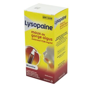 Lysopaïne Menthe pulvérisations buccale- Spray 20 ml