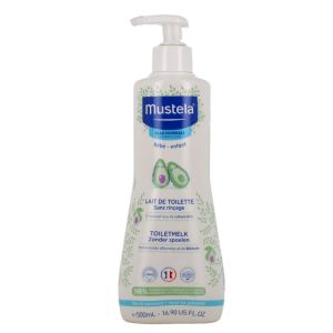 MUSTELA PEAU NORMALE Lait de Toilette 500ml - Sans Rinçage - à l' Avocat Bio