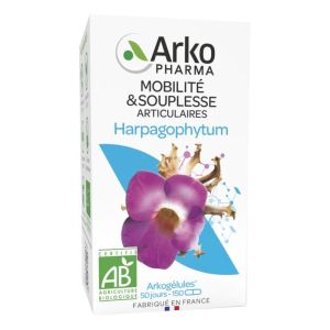 ARKOGELULES Harpagophytum 18mg d' Harpagosides - Bte/150 - Mobilité et Souplesse Articulaire