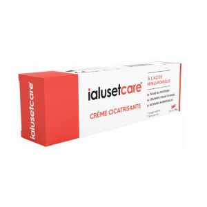 IALUSET CARE Crème Cicatrisante 100g - A Base d' Acide Hyaluronique