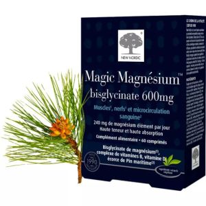 MAGIC MAGNESIUM Bisglycinate 600mg - 60 comprimés