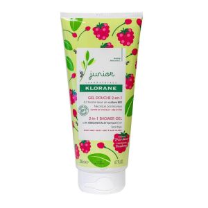 Klorane Junior gel douche 2en1 framboise 200ml