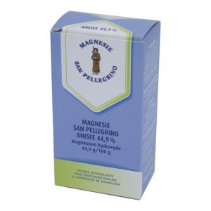 MAGNESIE SAN PELLEGRINO ANISEE 44.9 % , poudre effervescente - 125g