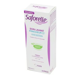 SAFORELLE Soin Lavant Fraîcheur 12H 100ml - Toilette Intime et Corporelle - Peaux Sensibles