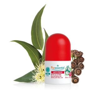 PURESSENTIEL ANTI-PIQUE Roller Répulsif Bébé 30ml - Dès 6 Mois - Zones Infectées