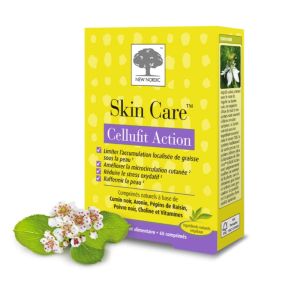 SKIN CARE Cellufit Action 60 Comprimés - Minceur, Cellulite - Cumin, Aronie, Poivre, Choline