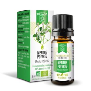 DAYANG BIO Huile Essentielle Chémotypée MENTHE POIVREE 10ml - Mentha x piperita