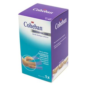 3M COHEBAN 3.5m x 10cm Bande de Contention Cohésive Elastique Force 2 - Bte/1 Bande