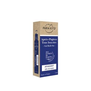 PARAKITO Après Piqûres Gel Roll On Apaisant 5ml - Application Ciblée - Moustiques et Autres Insectes