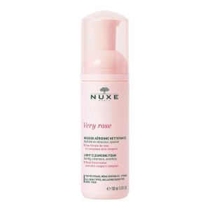 NUXE VERY ROSE Mousse Aérienne Nettoyante 150ml - Toutes Peaux même Sensibles