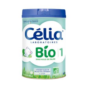 CELIA BIO 1 800g - Lait en Poudre 1er Age - Nourrisson de 0 à 6 mois