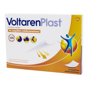 Voltarenplast 1 %, 5 emplâtres médicamenteux