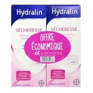 Hydralin soin lavant Sécheresse 2x200ml