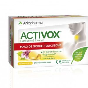 ACTIVOX Comprimés à Sucer Arôme Citron - Complément Alimentaire pour Protéger les Muqueuses,