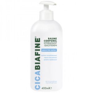 CICABIAFINE Baume corporel hydratant corporel quotidien - Peaux très sèches Flpompe/ 400ml