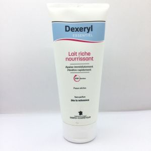 DEXERYL ESSENTIEL Lait Riche Nourrissant 200 ml - Peaux Sèches, très Sèches, à Tendance Atopique , tube/200 ml, 3577056022180