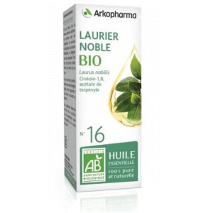 ARKOESSENTIEL BIO Laurier Noble n°16 - Fl/5ml - Huile Essentielle 100% Pure et Naturelle