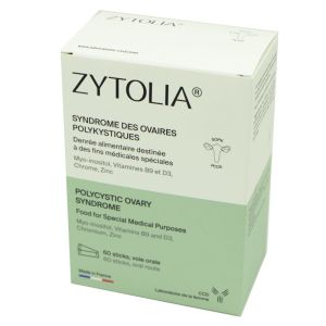 ZYTOLIA 60 Sticks de Poudre pour Solution Buvable - Syndrome des Ovaires Polykystiques (SOPK)
