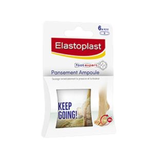 ELASTOPLAST AMPOULE 6 Pansements Hydrocolloïdes Petite Taille 5.8 x 2 cm
