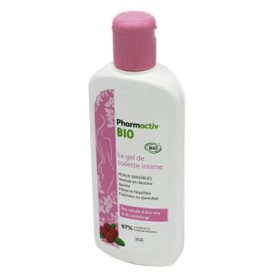 PHARMACTIV BIO Le Gel de Toilette Intime 200ml - Aloe Vera BIO, Canneberge BIO