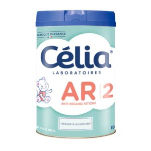 CELIA AR 2 800g - Lait en Poudre Anti-Régurgitations 2e Age - Nourrisson de 6 à 12 mois