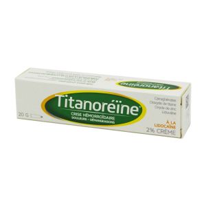Titanoréine à la Lidocaïne 2%, crème - Tube 20 g