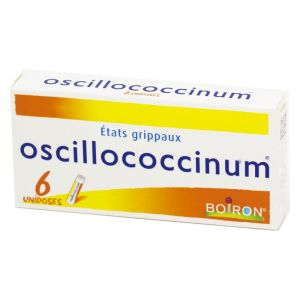 OSCILLOCOCCINUM Petit modèle : boîte de 6 tubes-doses BOIRON