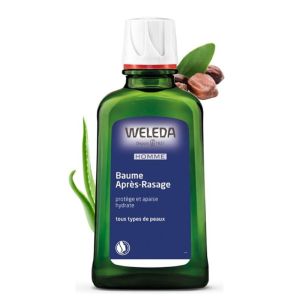 WELEDA BIO HOMME Baume Après-rasage 100ml - Feu du Rasoir, Toutes Peaux Sensibles