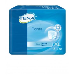 TENA PANTS Plus XL (Extra Large) Tour de Hanches 120 à 160 cm - Slip/Culotte Absorbant Jetable Homme