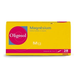 Oligosol Magnésium, solution buvable - 28 ampoules 2ml