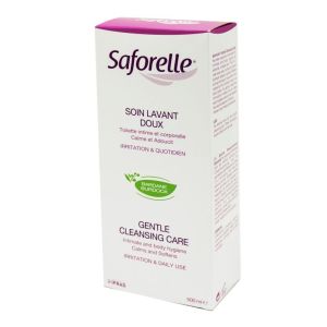 SAFORELLE 500ml Soin Lavant doux - Hygiène Intime et Corporelle - Muqueuses, Peaux Irritées